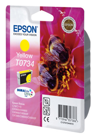 Картридж с желтыми чернилами Epson C13T07344A