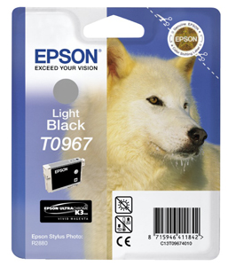 Картридж с серыми чернилами Epson C13T09674010