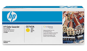 Тонер-картридж HP CE742A(307A-yellow)