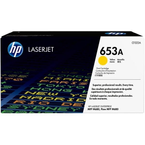 Тонер-картридж HP 653A (CF322A) желтый