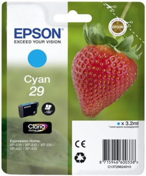 Картридж Epson  C13T29824010 cyan