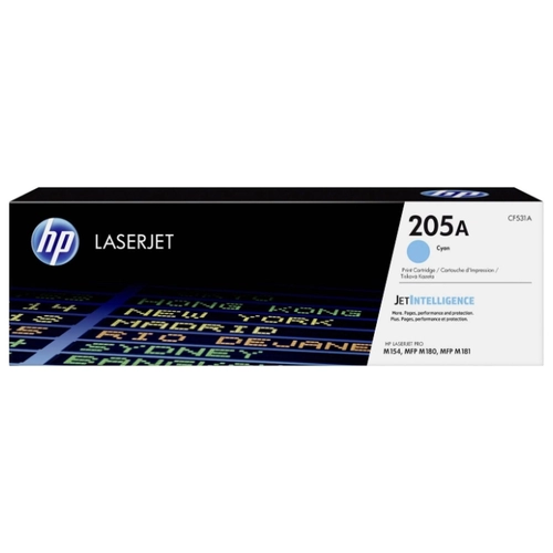 HP CF531A (205A) голубой