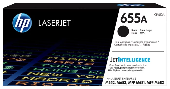 Картридж HP 655A (CF450A) черный