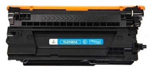 Картридж совместимый HP 655A (CF451A) голубой