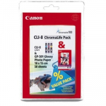 CANON CLI-8 CMYK ChromaLife Pack Набор картриджей с фотобумагой