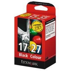 Комплект картриджей Lexmark 80D2952E (№17 + №27)